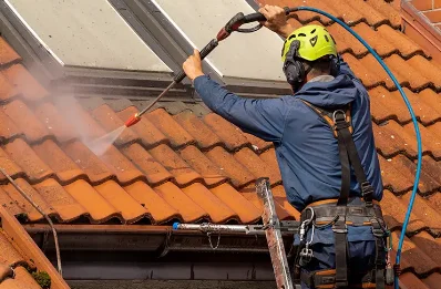 Démoussage et hydrofuge de toiture à Treslon